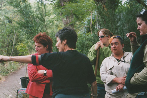 Merri Creek revegetation with Mary Delahunty and Carolyn Lunt